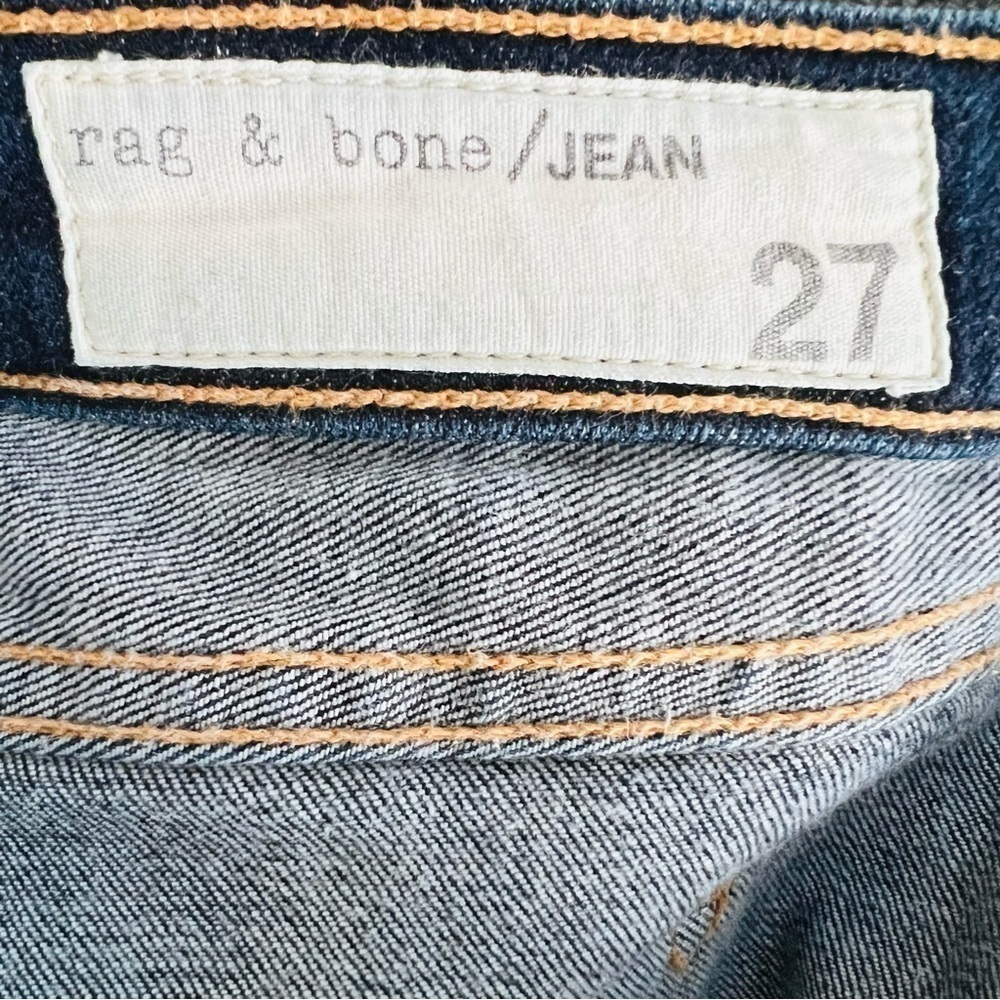 Rag & Bone Casual Summer Skinny Mid Rise Blue Denim Women's Jeans. Size 27 - Picture 3 of 8